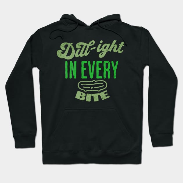 Funny Food Pickle Lovers Design Dill Light Slogan Hoodie by Smithys Shirts